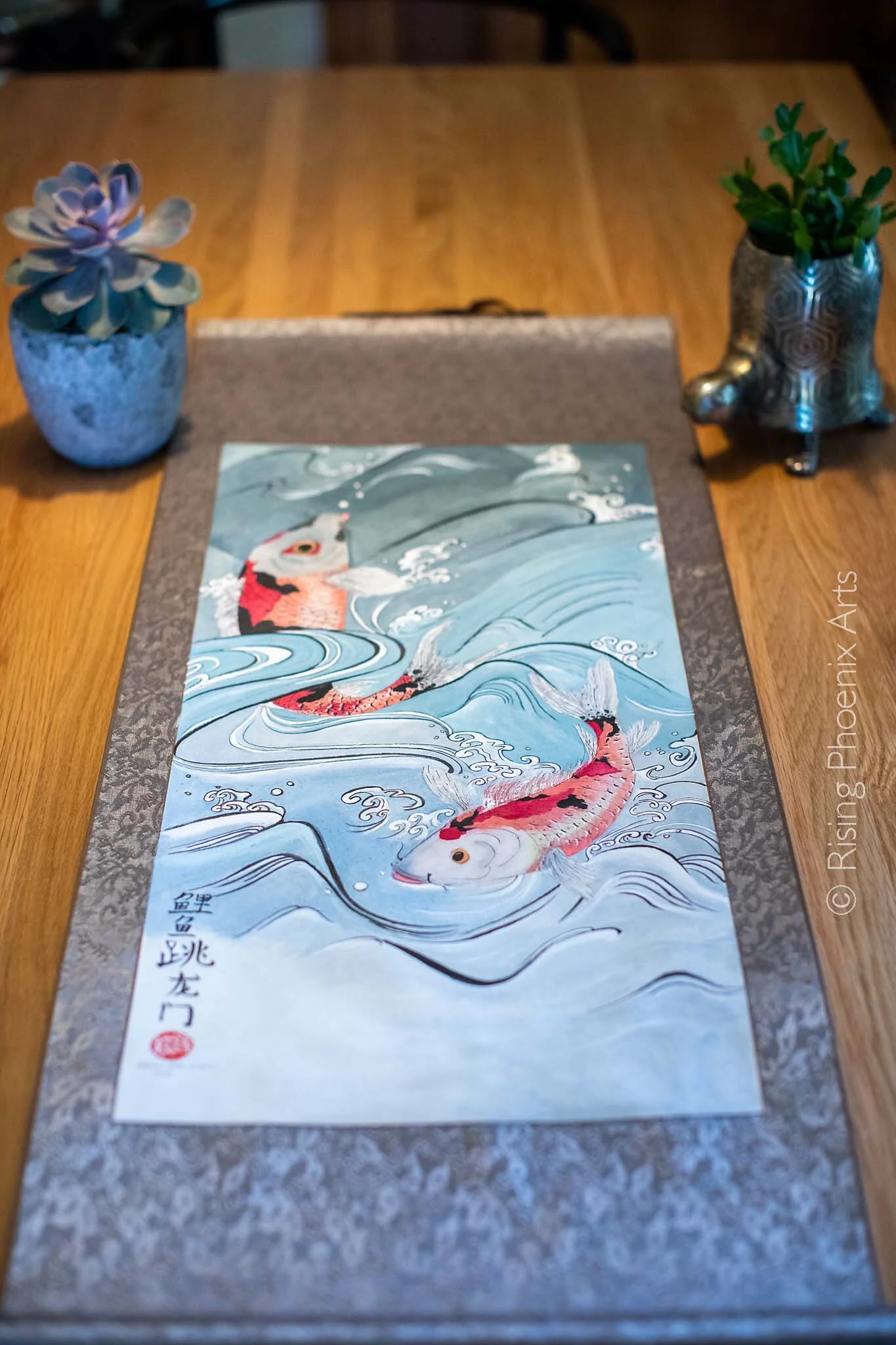 The Carp Leaps Through the Dragon's Gate — Rising Phoenix Arts